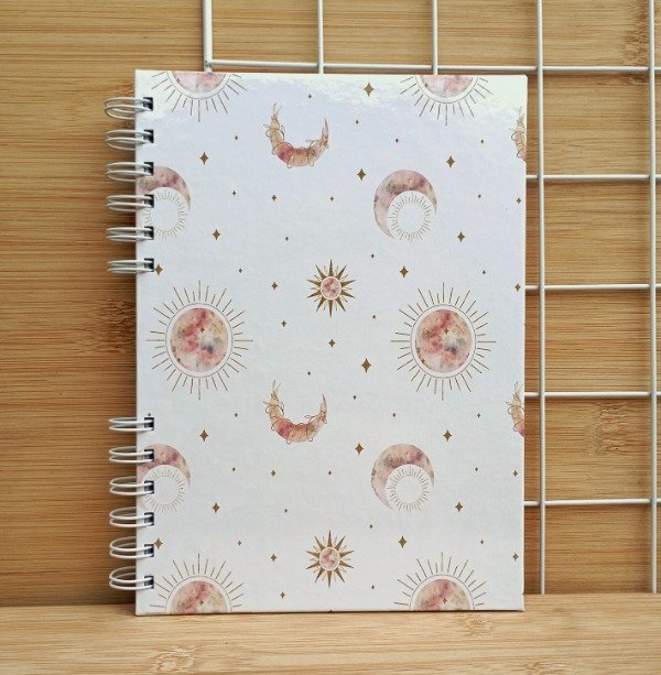 Producto - Cuaderno rayado A5 con calendario Lunas