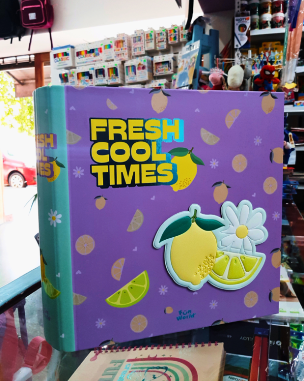 Producto - Carpeta escolar 3x40 Fresh Cool Times FW n3
