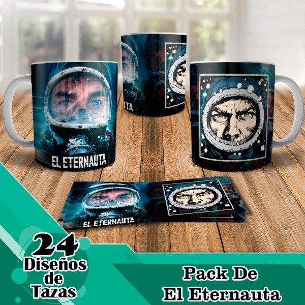 Producto - Diseños Digitales / Plantillas Para Tazas De El Eternauta