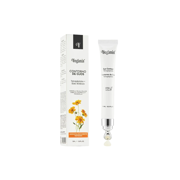 Producto - Contorno de ojos tetrapéptido - Elixír Botánico Veganis