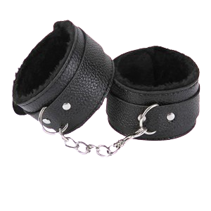 Producto - Esposas de cuero ecológico forro de peluche Cod A24-01
