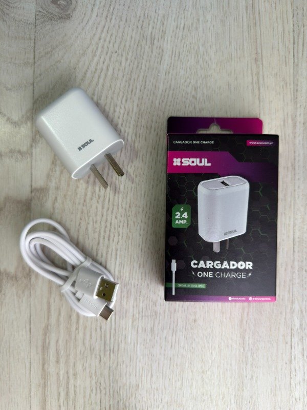 Producto - CARGADOR SOUL ONE CHARGE 2.4A - TIPO C
