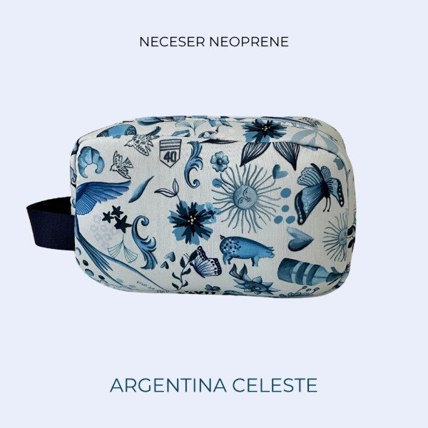 Producto - Neceser Argentina Celeste