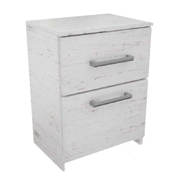 Producto - Mesa de Luz 2 puertas Melamina importada