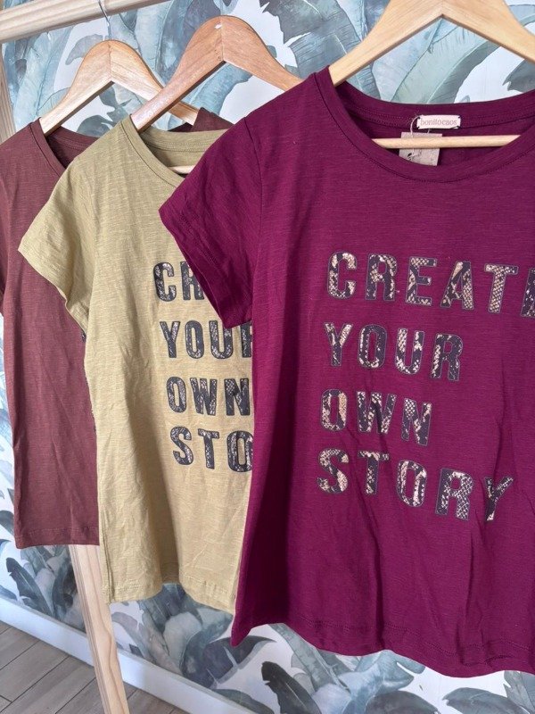 Producto - remera letras