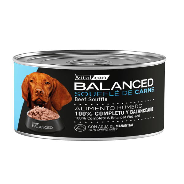 Producto - Lata Balanced Soufflé De Carne Perro Adulto - Balanced 85 Gr