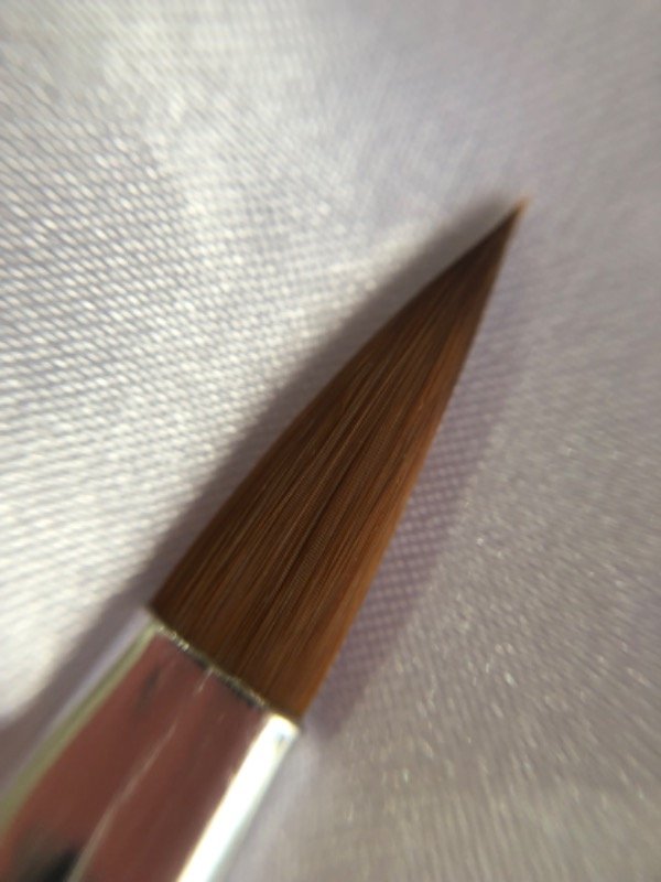 Producto - Pincel para Acrílico #8 - palo de madera y pelo símil natural