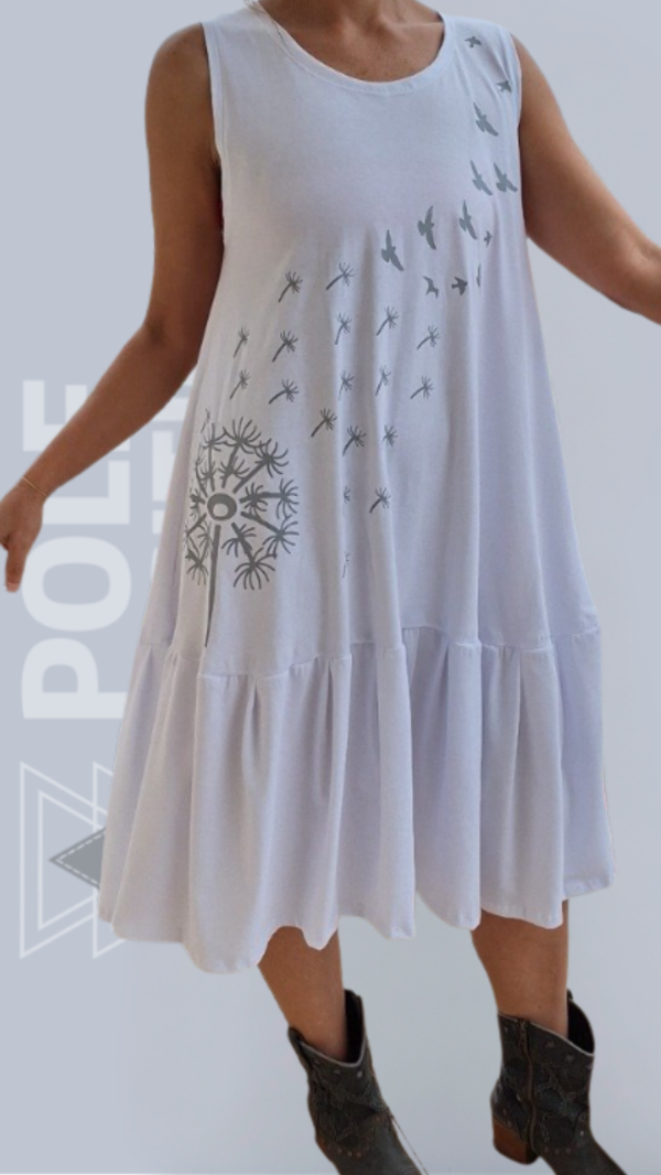 Producto - VESTIDO CORTO WIND BLANCO
