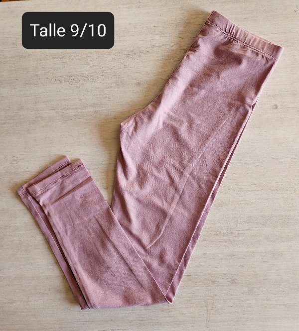 Calza algodón HyM talle 9/10 lila