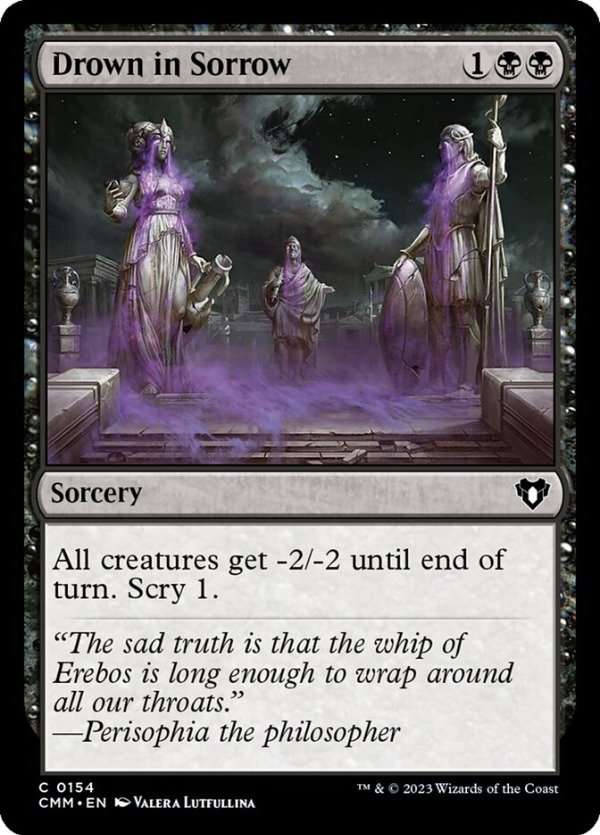 Producto - Drown in Sorrow #154  Commander Masters