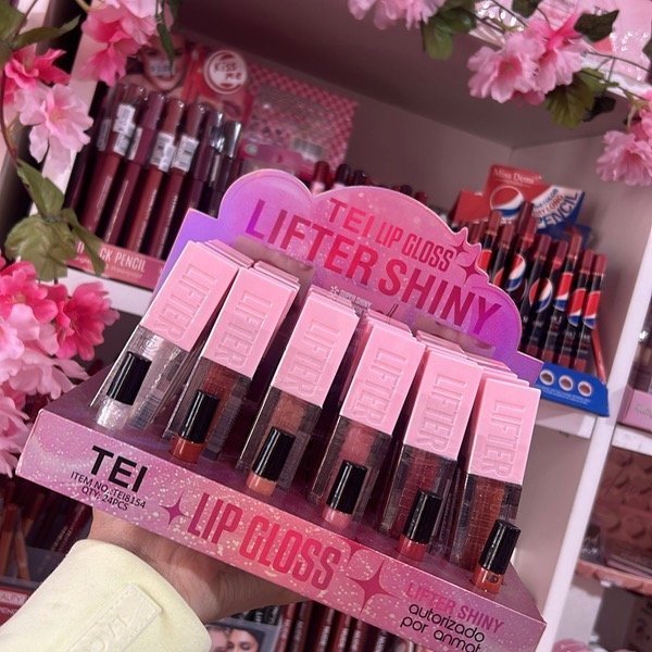 Producto - Lifter gloss tapa rosa TEI - caja x24 unidades