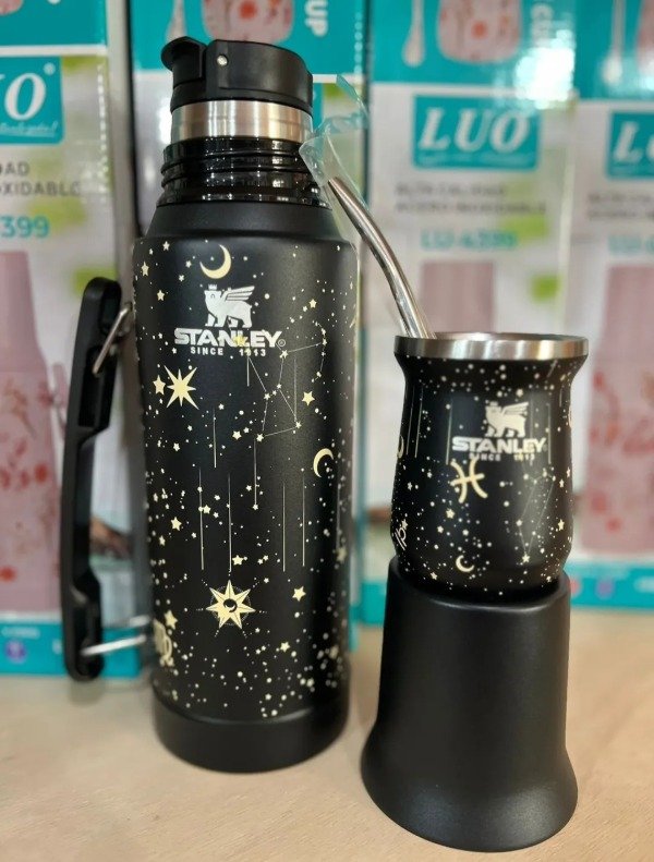 Producto - Termo 1000ml con pico de precisión + mate 160ml diseños