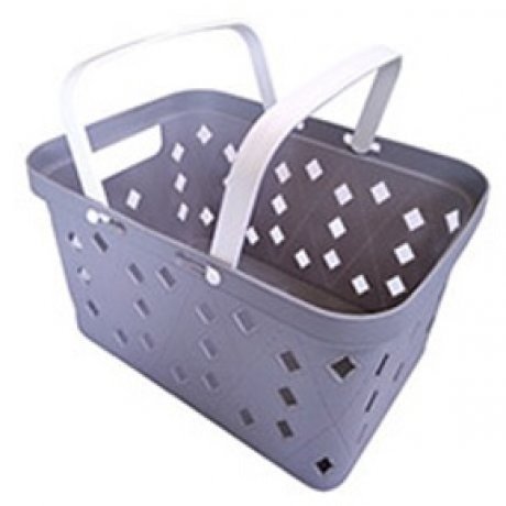 Producto - CANASTO PVC CON MANIJAS 28X20X16CM