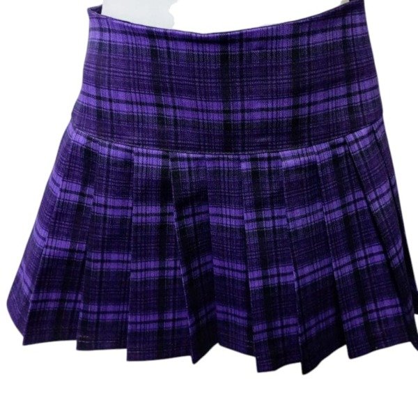 Producto - Falda escocesa violeta Hopkins