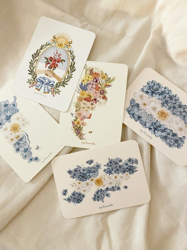 Producto - Postales COLECCIÓN ARGENTINA PACK X5