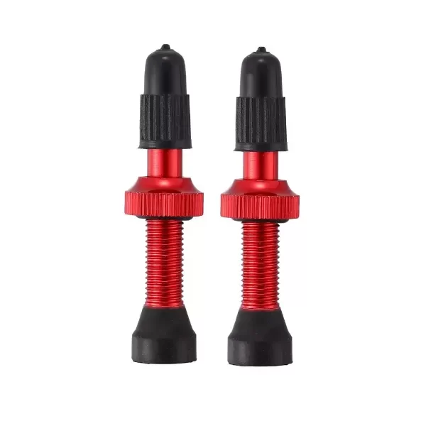 Producto - VALVULAS PICO FINO EL PAR TUBELESS VALVE ROJO