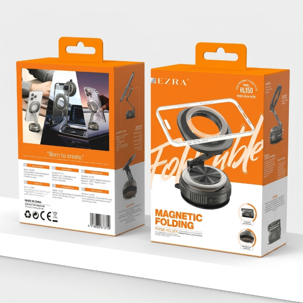 Producto - Soporte Magnético Para Celular Anillo Plegable 360 Premium HL150. - 1
