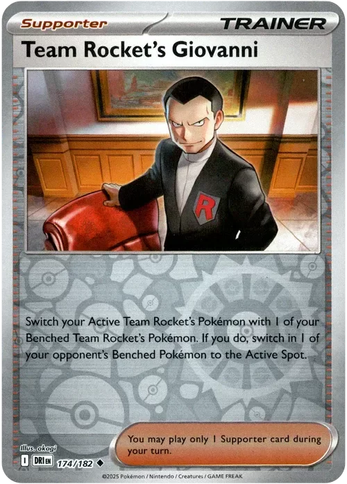 Producto - Team Rocket's Giovanni - 174/182 - Destined Rivals - Reverse Holo
