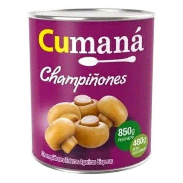 Producto - CHAMPIGNONES ENTEROS CUMANA 24u x 400grs