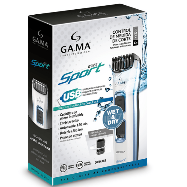 Producto - CORTACABELLO CLIPPER GAMA GT 557 SPORT BLANCO (F)