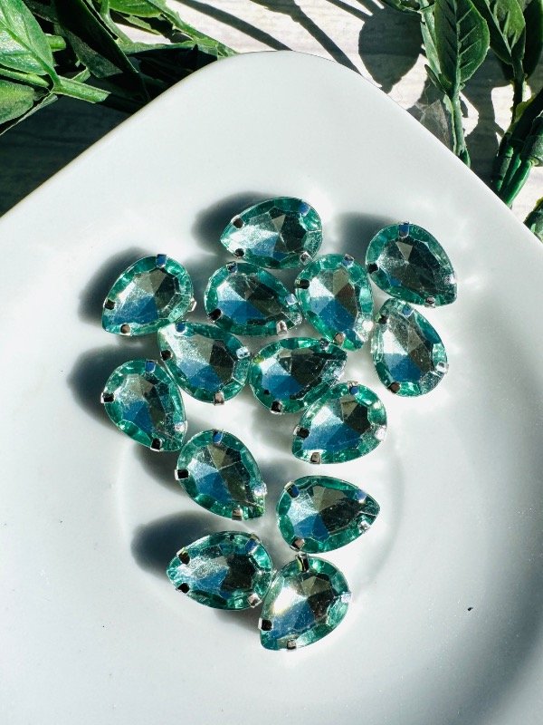 Producto - 10x14 GOTA VERDE AGUA IMPO