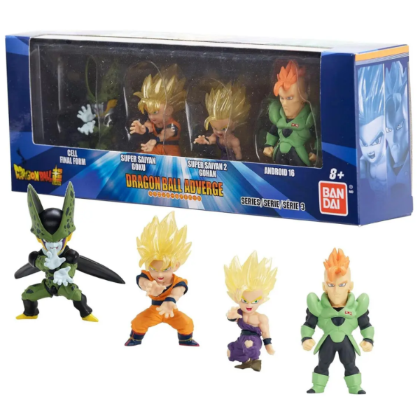 Producto - Dragon Ball Super Mini Figura Dragon Ball Adverge Pack 4