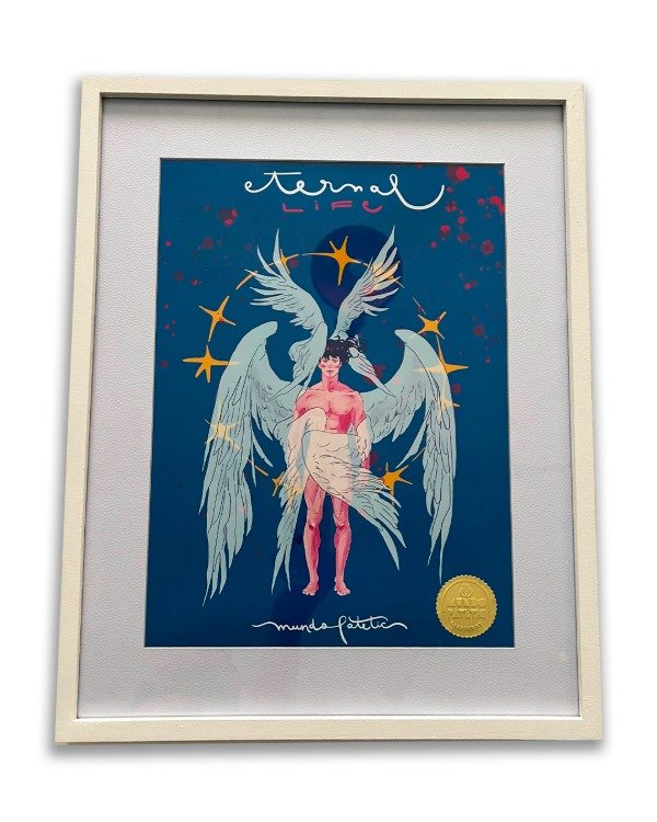 Producto - Poster Enmarcado Eternal life (con Libro incluido).