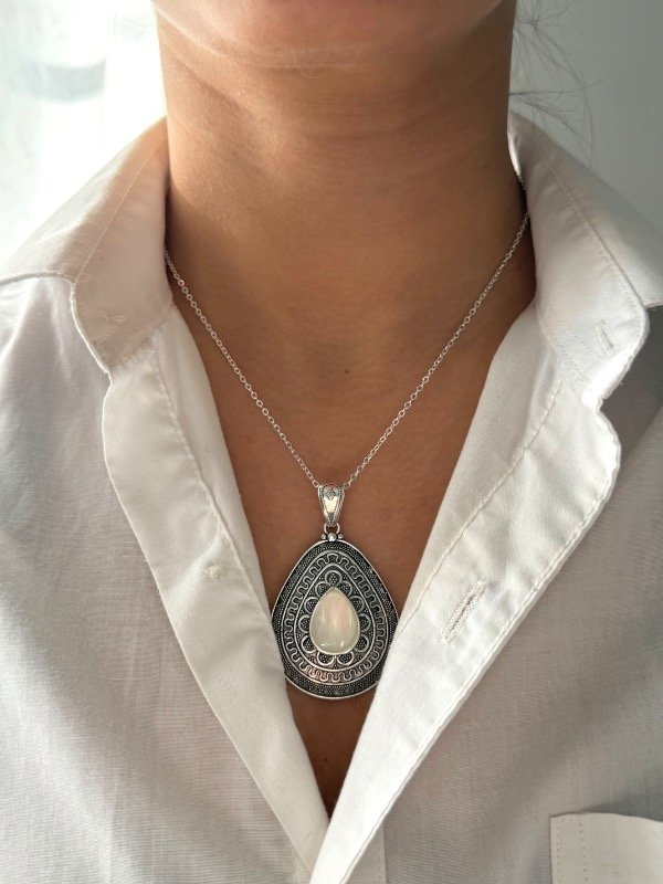 Producto - Collar bali gota nacar - 0