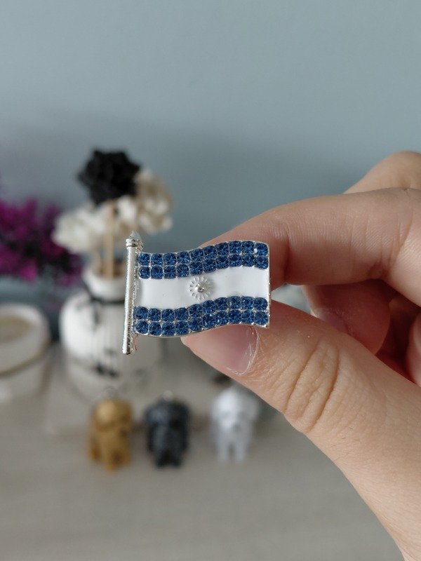 Producto - Pin metalizado - Bandera argentina / Escarapela (Modelo 3)