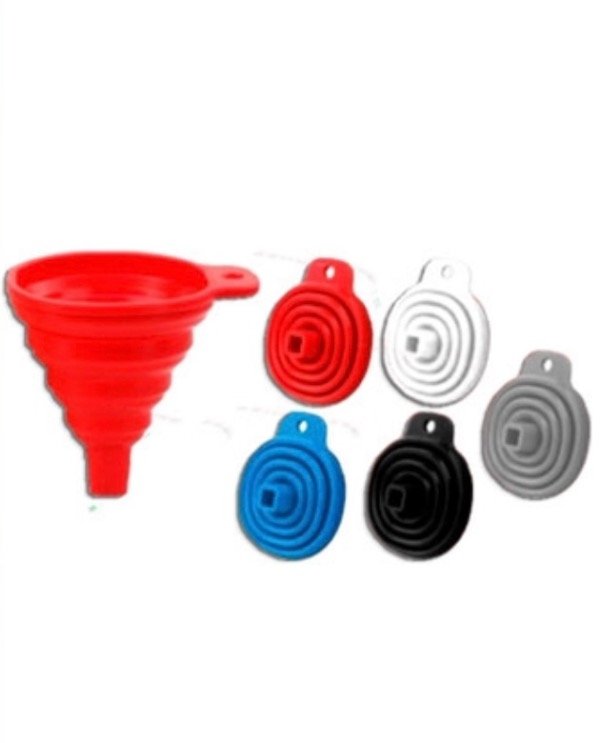 Producto - EMBUDO SILICONA PLEGABLE 7 cm diámetro 6.5 alto