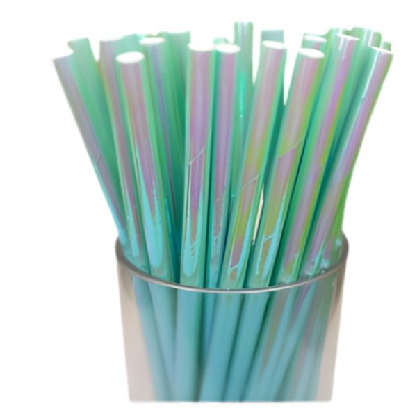 Producto - Sorbetes de polipapel iridiscentes