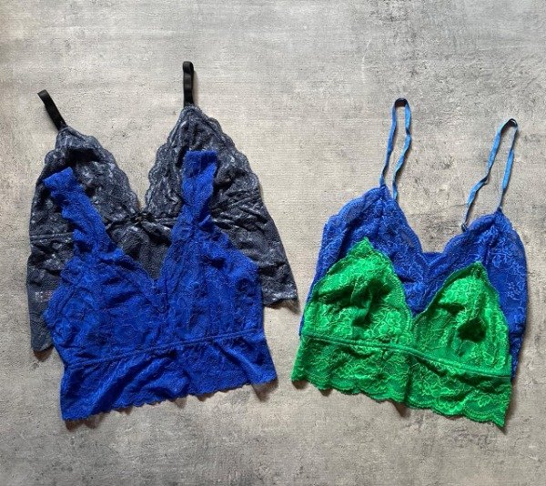 Producto - Pack x4 tops de encaje