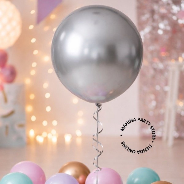 Producto - Piñata plata chrome 18"