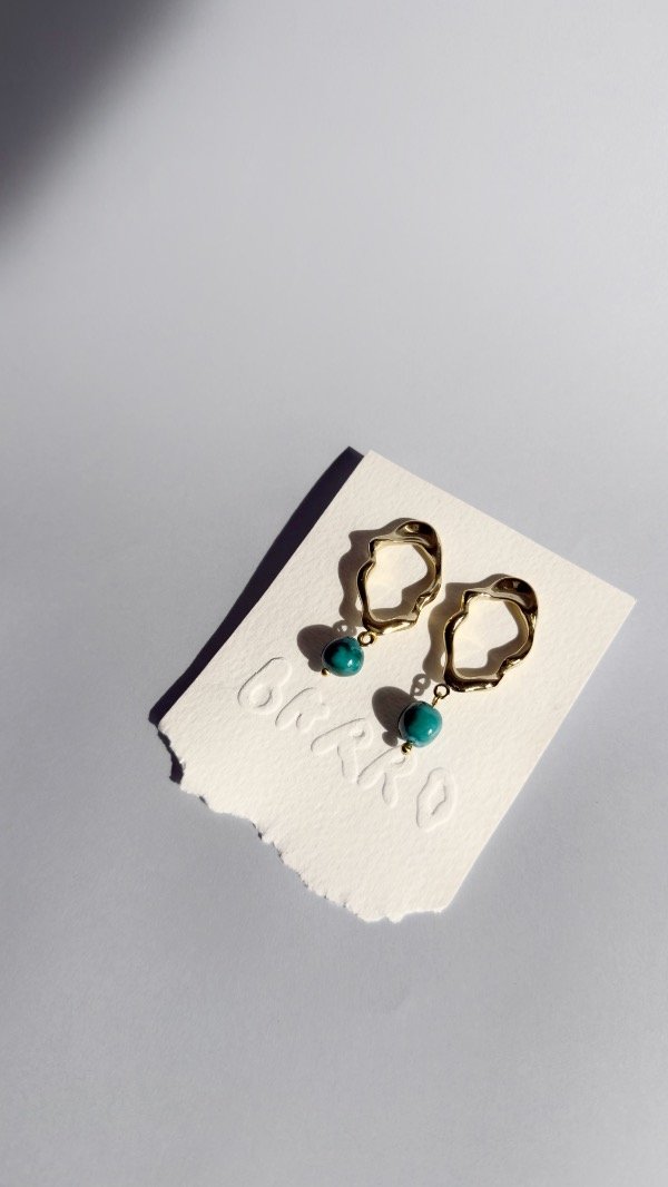 Producto - Aro forma verde (dorado) - 0