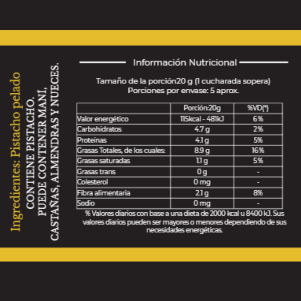 Producto - Pasta de pistacho 100g - 1