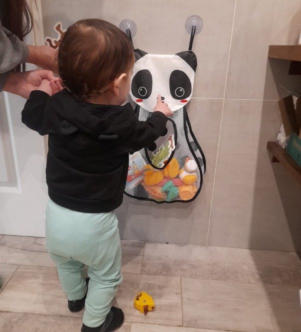 Producto - Bolsa de Red organizadora de juguetes para bañera o multiuso - 5