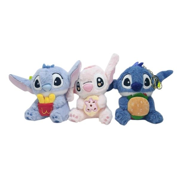 Producto - Llavero peluche stitch con comida