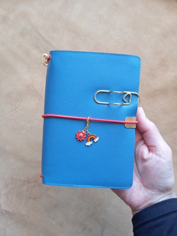 Producto - Amaoto A6 Azul Cuaderno Reutilizable tipo Midori Journal