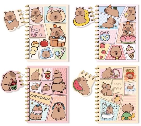Producto - Cuaderno Capybara + notes