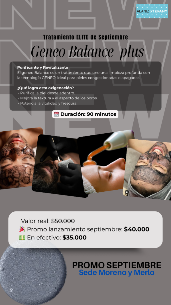 Producto - Tratamiento ELITE   Geneo Balance y Extracciones y Alta Frecuencia