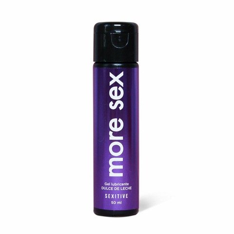 Producto - Gel Lubricante Íntimo saborizado More Sex - Dulce de Leche, Berry o chocolate
