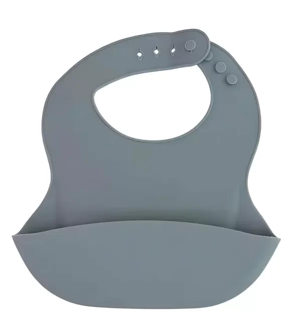 Producto - Babero de silicona - celeste!