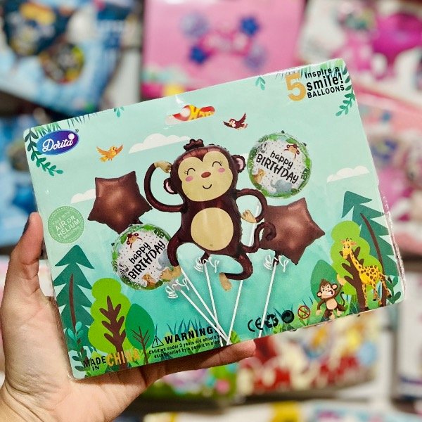 Producto - Set de globos MONO 5 pcs