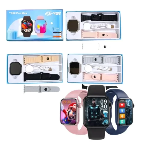 Producto - Reloj T900 Pro max Con 3 mallas