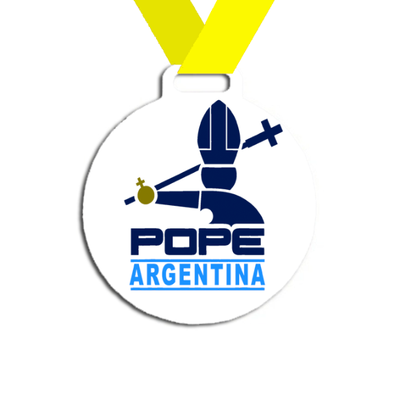 Producto - Medalla Plastica Personalizada visita Papa León XIV #18 - 0
