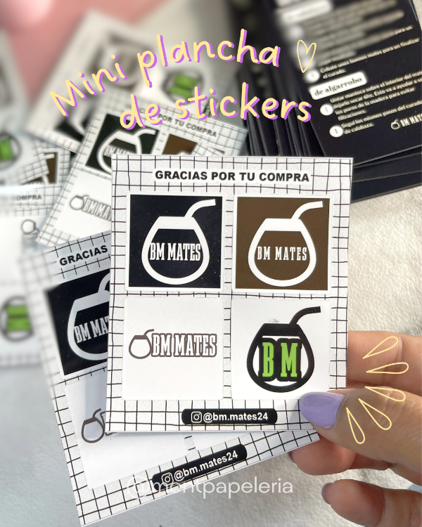 Producto - Mini plancha stickers