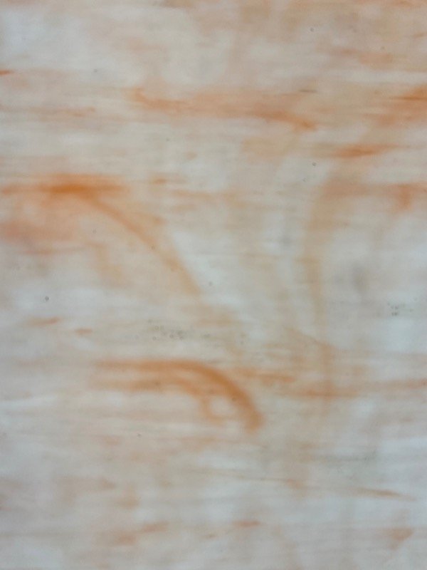 Producto - Vidrio rosa veteado con blanco opal