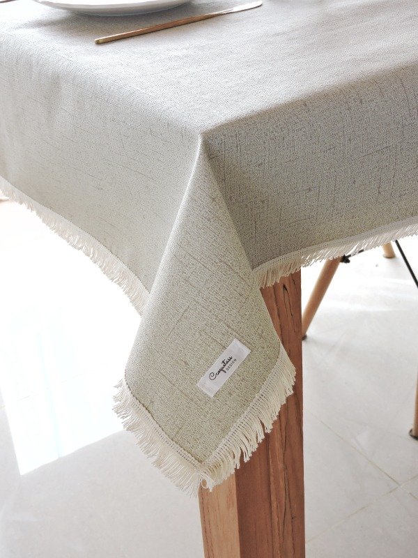 Producto - Mantel de cuerina simil lino 1,40 x 2mts con detalles