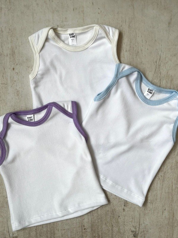 Producto - Chaleco plush con piel - precio x4 unid 6/18M