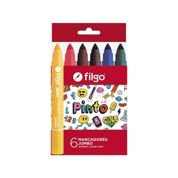 Producto - Marcador escolar Filgo Jumbo x 6